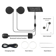 Load image into Gallery viewer, Motorcycle Helmet Headset M7 Bluetooth 5.0 Intercom Wireless Earphone Stereo with Mic Noise Reduction Headphone