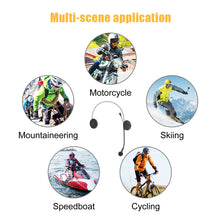 Load image into Gallery viewer, M6 Motorcycle Helmet Headset Motorbike Wireless BT 5.0 Headphones with Mic Supports Automatic Answering Motor Helmet Earphone