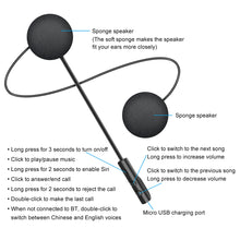 Load image into Gallery viewer, T4 Motorcycle Helmet Earphone Bluetooth-compatible 5.0 Wireless Helmet Headset Motorbike Stereo Headsets Motorcycle Equipment