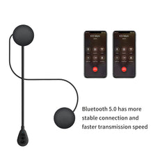 Load image into Gallery viewer, T6 Motorcycle Bluetooth Helmet Headset Wireless Handsfree Earphone Stereo Music Player Helmet Speaker