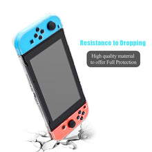 Load image into Gallery viewer, Transparent Protective Case for Nintendo Switch Dockable Hard Shell Crystal Cover OLED Clear Case Screen Protector Accessories