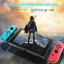Load image into Gallery viewer, Transparent Protective Case for Nintendo Switch Dockable Hard Shell Crystal Cover OLED Clear Case Screen Protector Accessories
