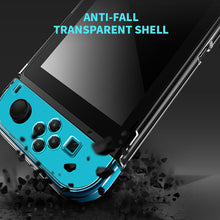 Load image into Gallery viewer, Transparent Protective Case for Nintendo Switch Dockable Hard Shell Crystal Cover OLED Clear Case Screen Protector Accessories