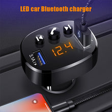 Load image into Gallery viewer, Car Bluetooth-compatible 5.0 Car Kit 2USB Quick Charger 3.1A MP3 Music Player Wireless Handsfree Audio Receiver FM Transmitter