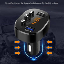Load image into Gallery viewer, Car Bluetooth-compatible 5.0 Car Kit 2USB Quick Charger 3.1A MP3 Music Player Wireless Handsfree Audio Receiver FM Transmitter
