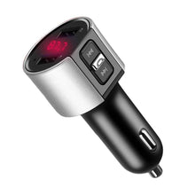 Load image into Gallery viewer, Bluetooth FM Transmitter Audio Aux Modulator Dual USB Fast Car Charger Bluetooth Handsfree Calling Car Kit Car Radio MP3 Player