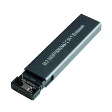 Load image into Gallery viewer, SSD M2 NVMe Case,Dual Protocol M.2 NVME PCIe NGFF SATA M2 SSD Adapter Case HD Externo for 2230 2242 2260 2280 M.2 SSD RTL9210B