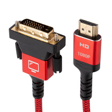 Load image into Gallery viewer, HDMI to DVI Transfer Cable 1.8m 24+1Two-way Mutual Transfer High-Definition Cable Computer to Monitor