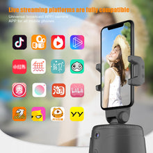 Load image into Gallery viewer, Holder Smart AI Gimbal Personal Robot IA Face Cameraman 360° Rotation Face Tracking Mobile Phone Stand ABS Plastic Dropship