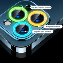 Load image into Gallery viewer, Luminous Camera Eagle Eye Lens Film HD Protector Ring For Apple iphone 11 12 13 Pro Max Mini
