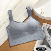 Load image into Gallery viewer, Women Seamless Yoga Bra Breathable Sports Bra Anti-sweat Fitness Top Shockproof Crop Top Push up Sport Bra Gym Workout Top