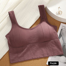 Load image into Gallery viewer, Women Seamless Yoga Bra Breathable Sports Bra Anti-sweat Fitness Top Shockproof Crop Top Push up Sport Bra Gym Workout Top