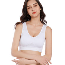Load image into Gallery viewer, Women Yoga Underwear Bra Women Underwear Breathable Seamless Bralette With Pads Cup Wireless Vest Fitness Push Up Brassiere