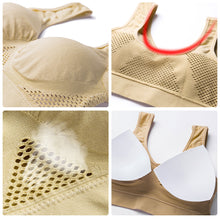 Load image into Gallery viewer, Women Yoga Underwear Bra Women Underwear Breathable Seamless Bralette With Pads Cup Wireless Vest Fitness Push Up Brassiere