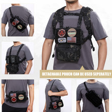 Load image into Gallery viewer, 1050D Outdoor Tactical Vest Military Bag CS Chest Rig Airsoft Magazine Holster Molle System Men Nylon Backpack EDC
