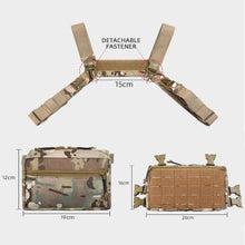 Load image into Gallery viewer, 1050D Outdoor Tactical Vest Military Bag CS Chest Rig Airsoft Magazine Holster Molle System Men Nylon Backpack EDC