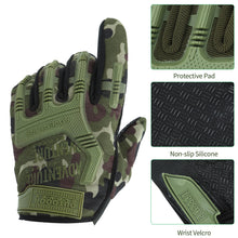 Load image into Gallery viewer, Tactical Gloves Men Full Finger Military Gloves Combat Hunting Hiking Army Gloves Outdoor Training Protective Gloves