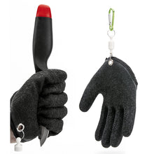 Load image into Gallery viewer, Fishing Gloves Anti-Slip Protect Hand from Puncture Scrapes Fisherman Professional Catch Fish Hunting Gloves