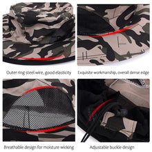Load image into Gallery viewer, Hike Foldable Mosquito Hat With Hidden Net Mesh Repellent Insect Bee Protection Casual Outdoor Sunscreen Fishing Cap