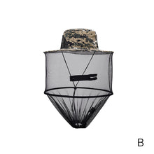 Load image into Gallery viewer, Hike Foldable Mosquito Hat With Hidden Net Mesh Repellent Insect Bee Protection Casual Outdoor Sunscreen Fishing Cap