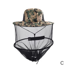 Load image into Gallery viewer, Hike Foldable Mosquito Hat With Hidden Net Mesh Repellent Insect Bee Protection Casual Outdoor Sunscreen Fishing Cap