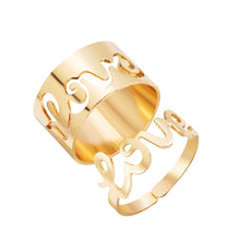 Load image into Gallery viewer, 2pcs/set Creative Personality Flame Dinosaur Punk Couple Ring Simple Open Women Men Couple Ring Jewelry Accessories Gifts