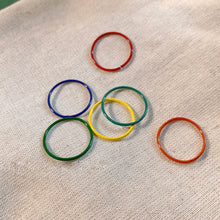 Load image into Gallery viewer, Color Thin Ring Female Summer Fashion All-match Cute Simple Candy Color Fashion Personality Female Wind Tail Ring Jewelry