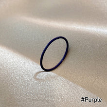 Load image into Gallery viewer, Color Thin Ring Female Summer Fashion All-match Cute Simple Candy Color Fashion Personality Female Wind Tail Ring Jewelry