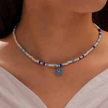Load image into Gallery viewer, Fashion Bohemian Rice Bead Necklace Sweet Handmade Cute Flower Clavicle Choker Beaded Necklace Women Jewelry Gifts