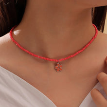 Load image into Gallery viewer, Fashion Bohemian Rice Bead Necklace Sweet Handmade Cute Flower Clavicle Choker Beaded Necklace Women Jewelry Gifts