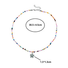 Load image into Gallery viewer, Fashion Bohemian Rice Bead Necklace Sweet Handmade Cute Flower Clavicle Choker Beaded Necklace Women Jewelry Gifts