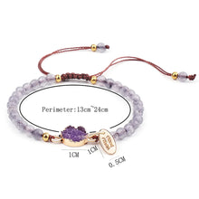 Load image into Gallery viewer, Fashion Hand-woven Stone Bracelet Creative Bracelet Pink Adjustable Rice Beads Bracelet Beaded Bracelets Women Jewelry Gifts