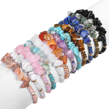 Load image into Gallery viewer, Fashion Hand-woven Bracelet Color Irregular Crushed Stone Rice Beads Bracelet Beaded Bracelets Fashion Women Men Jewelry Gifts