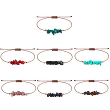 Load image into Gallery viewer, Irregular Broken Stone Woven Wax Thread Bracelet Bohemian Tiger Eye Beach Hand Rope Bracelets Fashion Women Men Jewelry Gifts