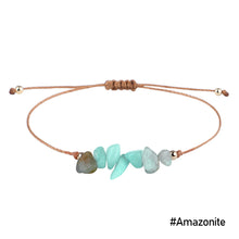Load image into Gallery viewer, Irregular Broken Stone Woven Wax Thread Bracelet Bohemian Tiger Eye Beach Hand Rope Bracelets Fashion Women Men Jewelry Gifts