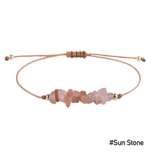 Load image into Gallery viewer, Irregular Broken Stone Woven Wax Thread Bracelet Bohemian Tiger Eye Beach Hand Rope Bracelets Fashion Women Men Jewelry Gifts