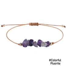 Load image into Gallery viewer, Irregular Broken Stone Woven Wax Thread Bracelet Bohemian Tiger Eye Beach Hand Rope Bracelets Fashion Women Men Jewelry Gifts