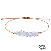 Load image into Gallery viewer, Irregular Broken Stone Woven Wax Thread Bracelet Bohemian Tiger Eye Beach Hand Rope Bracelets Fashion Women Men Jewelry Gifts