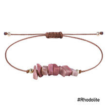 Load image into Gallery viewer, Irregular Broken Stone Woven Wax Thread Bracelet Bohemian Tiger Eye Beach Hand Rope Bracelets Fashion Women Men Jewelry Gifts
