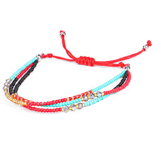 Load image into Gallery viewer, Multi-layer Bohemian Beaded Bracelets Fashion Wrist Chain Rice Beads Handmade Bracelets Creative Women Men Jewelry Gifts
