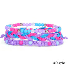 Load image into Gallery viewer, 3pcs/set Bohemian Braided Beaded Bracelets Fashion Wrist Chain Rice Beads Bracelets Handmade Creative Women Men Jewelry Gifts
