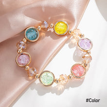 Load image into Gallery viewer, Fashion Popping Crystal Bracelets Colorful Wrist Chain Bracelets Handmade Creative Elegant Girls Women Jewelry Gifts