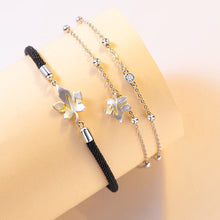 Load image into Gallery viewer, Fashion Maple Leaf Couple Bracelets Punk Wrist Chain Bracelets Creative Romantic Rope Leaves Women Men Jewelry Gifts
