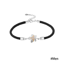 Load image into Gallery viewer, Fashion Maple Leaf Couple Bracelets Punk Wrist Chain Bracelets Creative Romantic Rope Leaves Women Men Jewelry Gifts