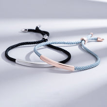 Load image into Gallery viewer, Fashion Braided Handmade Love Charm Bracelet Romantic Titanium Steel Rope Thread String Bracelets for Men Women Couples