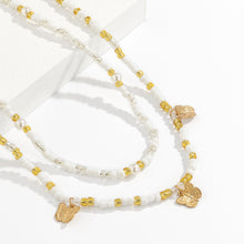 Load image into Gallery viewer, Cute Boho Handwoven Beaded Waist Chain Women Butterfly Pendant Elastic Belly Belt Chain Fashion Body Jewelry Spring Summer Gifts