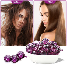 Load image into Gallery viewer, 5pcs Hair Vitamin Capsule Keratin Oil Smooth Silky Hair Serum Moroccan Oil Anti Hair Loss Repair Damaged Hair Care Essential Oil