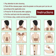 Load image into Gallery viewer, 8pcs Pain Relief Chinese Medical Plaster Muscle Back Arthrosis Closed Soft Tissue Contusion Neck Rheumatoid Arthritis Patch Health Care