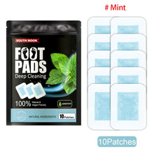 Load image into Gallery viewer, Cleansing Herbal Deep Foot Pad Detox Foot Patches Pad Lavender Stress Relief Deep Sleep Body Toxins Feet Slimming Foot Pads