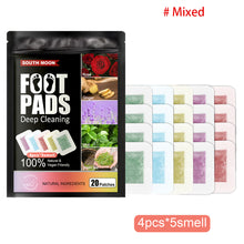 Load image into Gallery viewer, Cleansing Herbal Deep Foot Pad Detox Foot Patches Pad Lavender Stress Relief Deep Sleep Body Toxins Feet Slimming Foot Pads